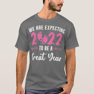 Year Preview 2022 Pregnancy Baby  Tシャツ