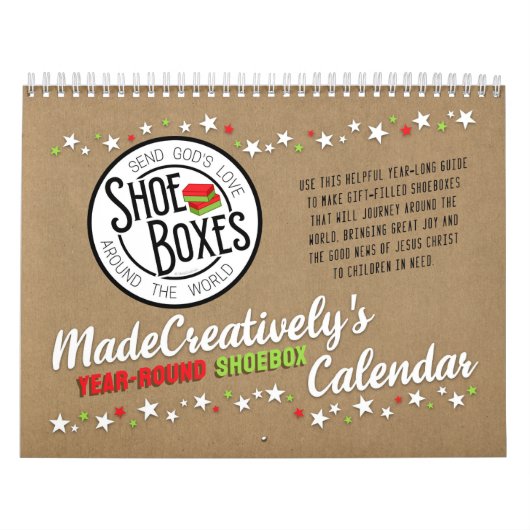 Year-Round Shoebox Calendar カレンダー (カバー)