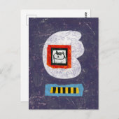 Yearbookフォトポストカード用のCat Sists ポストカード (正面/裏面)