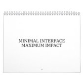 Yearly Architecture | Minimal Interface Visual  カレンダー (カバー)