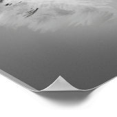 Yearly Calendar Dapple Gray Horse (Semi-Gloss) ポスター (角)