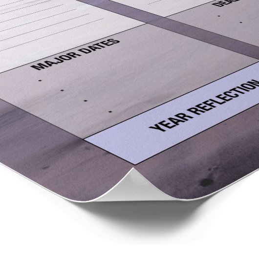 Yearly Planner ポスター (角)