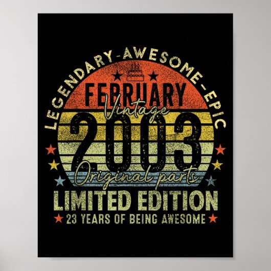 Years 23rd Birthday Legends February 1996 ポスター (正面)