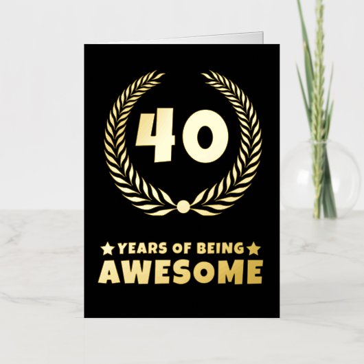 Years of Being 素晴らし誕生日 箔シーズンカード (正面)