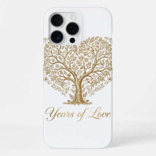 Years of Love iPhone 16 Pro Max カーケース iPhoneケース (裏面)
