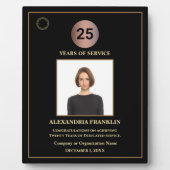 Years of Service社員写真カスタム賞 フォトプラーク (正面)
