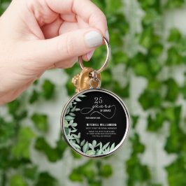 Years of Service Retirement Greenery Keepsake キーホルダー