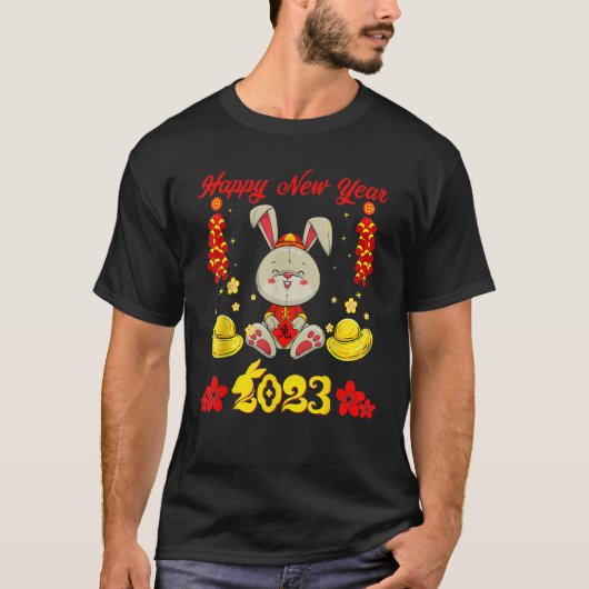 Years Of The Rabbit Chinese New Years Kids Toddler Tシャツ (正面)