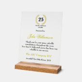 Years Services賞 アクリルサイン (傾斜)