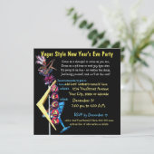 Year'sEveのラスベガス流の新しいパーティー 招待状 (スタンド正面)