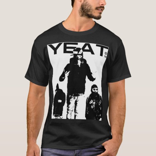 Yeat art funny friend vintage tシャツ (正面)
