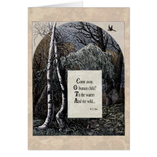 Yeats "盗まれた子"アートカービクトリアンド (正面)