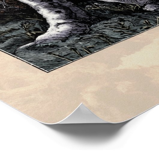 Yeats "盗まれた子"アートビクトリアン詩18x24 ポスター (角)