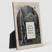 Yeats "盗まれた子" 8x10アートビクトリアンプラーク フォトプラーク (側面)