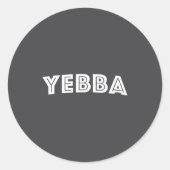 Yebba  ラウンドシール (正面)