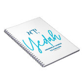 Yedah Hebrew Word for Praise Notebook ノートブック (右側)