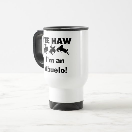 Yeeのサンザシ私はAbueloのTシャツおよびギフトです トラベルマグ (正面左)