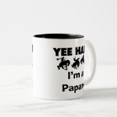 Yeeのサンザシ私はPapawのTシャツおよびギフトです ツートーンマグカップ (正面右)