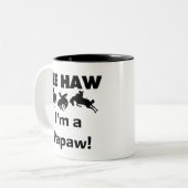 Yeeのサンザシ私はPapawのTシャツおよびギフトです ツートーンマグカップ (正面左)