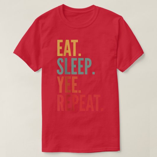 Yee Crypto, Sleep Yee Repeat 1498 Tシャツ (デザイン正面)