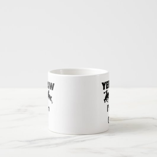 Yee Haw私はOpa Tシャツとギフトだ エスプレッソカップ (正面)