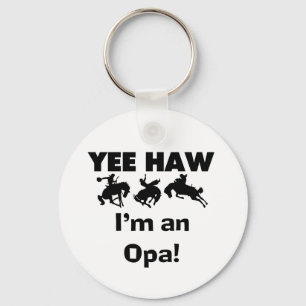 Yee Haw私はOpa Tシャツとギフトだ キーホルダー