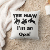 Yee Haw私はOpa Tシャツとギフトだ クッション (ブランケット)