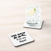 Yee Haw私はOpa Tシャツとギフトだ コースター (右側)