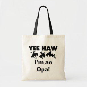Yee Haw私はOpa Tシャツとギフトだ トートバッグ