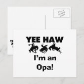 Yee Haw私はOpa Tシャツとギフトだ ポストカード (正面/裏面)