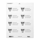 Yee Haw私はOpa Tシャツとギフトだ ラベル (フルシート)