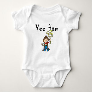 Yee Haw Cowboy Tシャツとギフト ベビーボディスーツ