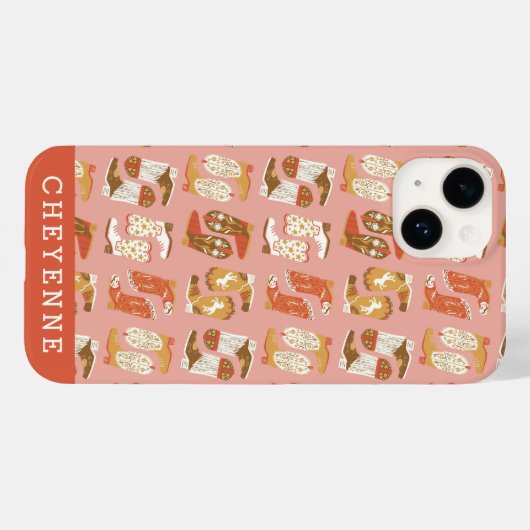 Yee Haw Cowgirl Boots Case-Mate iPhone Case iPhoneケース (裏面 (横))