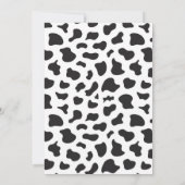 Yee Haw Girl Rodeo Retro Disco Cowgirl Birthday 招待状 (裏面)