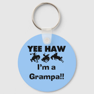 Yee Haw I'm a Grampa T-shirts and Gives キーホルダー