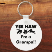 Yee Haw I'm a Grampa T-shirts and Gives キーホルダー (正面)