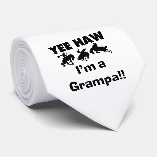 Yee Haw I'm a Grampa T-shirts and Gives ネクタイ (ロール)