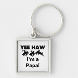 Yee Haw I'm a Papa T-shirts and GIfts キーホルダー