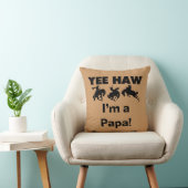 Yee Haw I'm a Papa T-shirts and GIfts クッション (椅子)