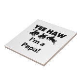 Yee Haw I'm a Papa T-shirts and GIfts タイル (側面)