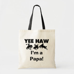 Yee Haw I'm a Papa T-shirts and GIfts トートバッグ