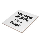 Yee Haw I'm a Poppi T-shirts and Gives タイル (側面)