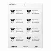 Yee Haw I'm a Poppi T-shirts and Gives ラベル (フルシート)