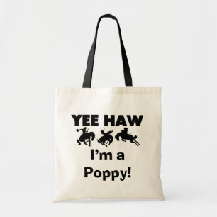 Yee Haw I'm a Poppy T-shirts and Gives トートバッグ