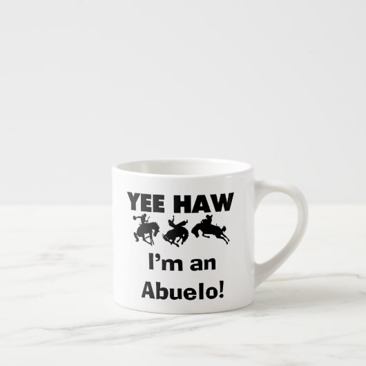 Yee Haw I'm an Abuelo T-shirts and Gift エスプレッソカップ (右)