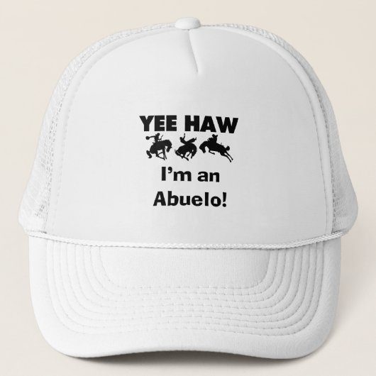 Yee Haw I'm an Abuelo T-shirts and Gift キャップ (正面)
