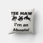 Yee Haw I'm an Abuelo T-shirts and Gift クッション (裏面)