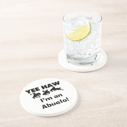 Yee Haw I'm an Abuelo T-shirts and Gift コースター (側面)