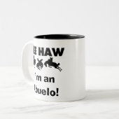 Yee Haw I'm an Abuelo T-shirts and Gift ツートーンマグカップ (正面左)
