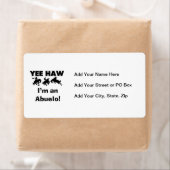 Yee Haw I'm an Abuelo T-shirts and Gift ラベル (インサイチュ)